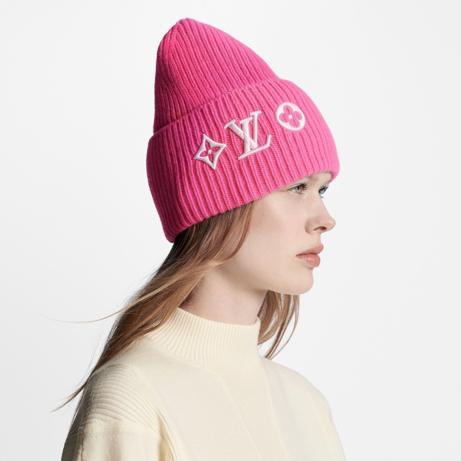 Mujer Louis Vuitton Gorros Y Guantes | Gorro Lv Headline Rose