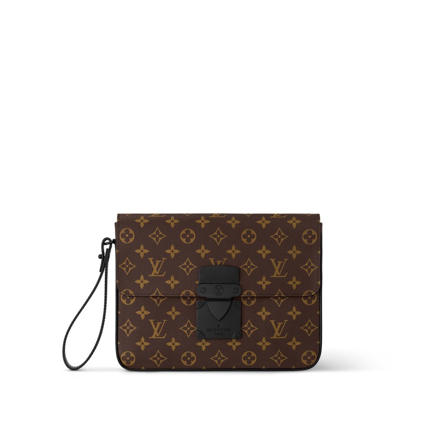 Hombre Louis Vuitton Pochettes | Cartera De Mano S Lock A4