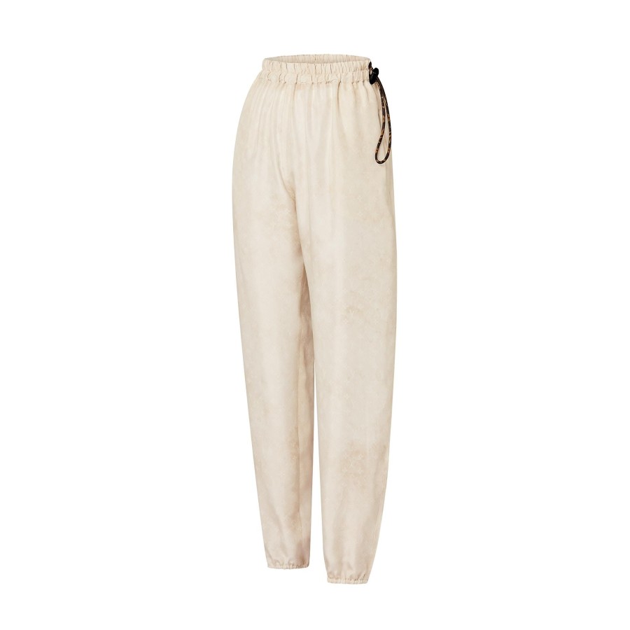 Mujer Louis Vuitton Pantalones | Pantalon De Chandal Monogram Cloud Tiza