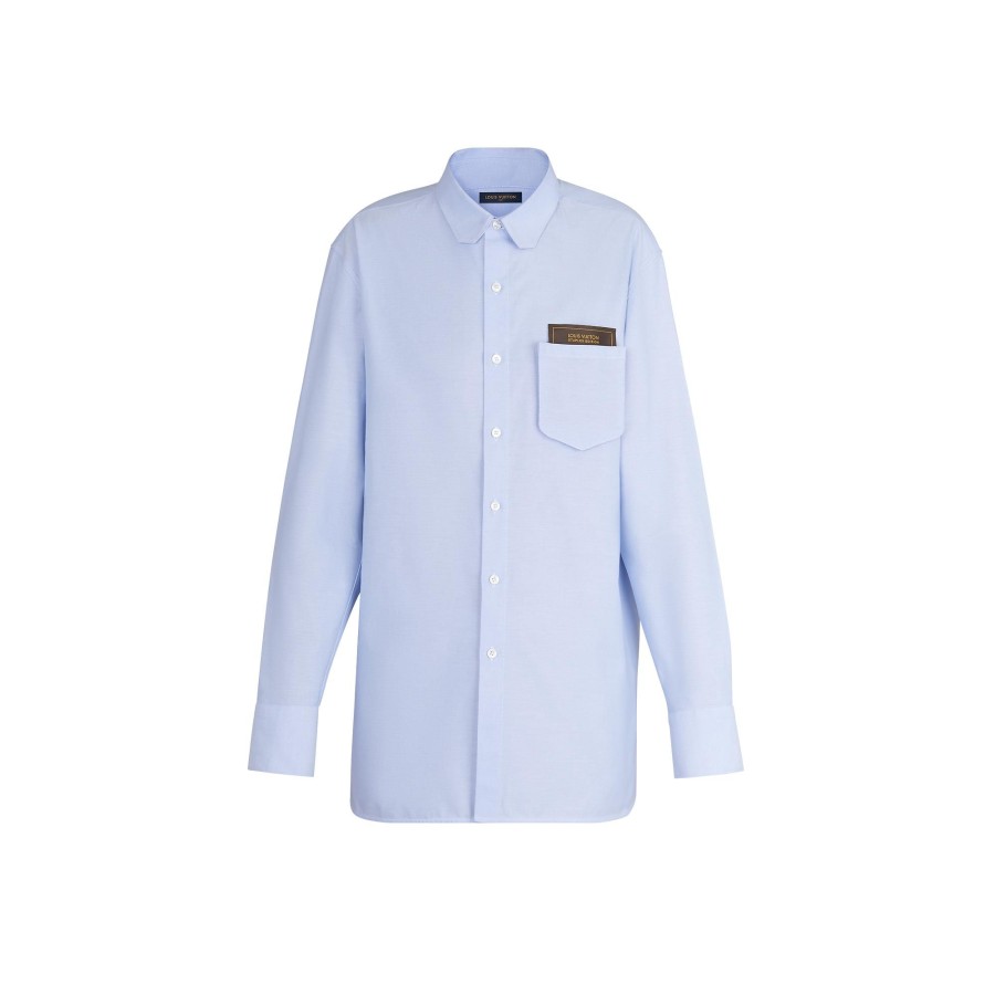 Hombre Louis Vuitton Camisas | Camisa Oxford Dna Ocean