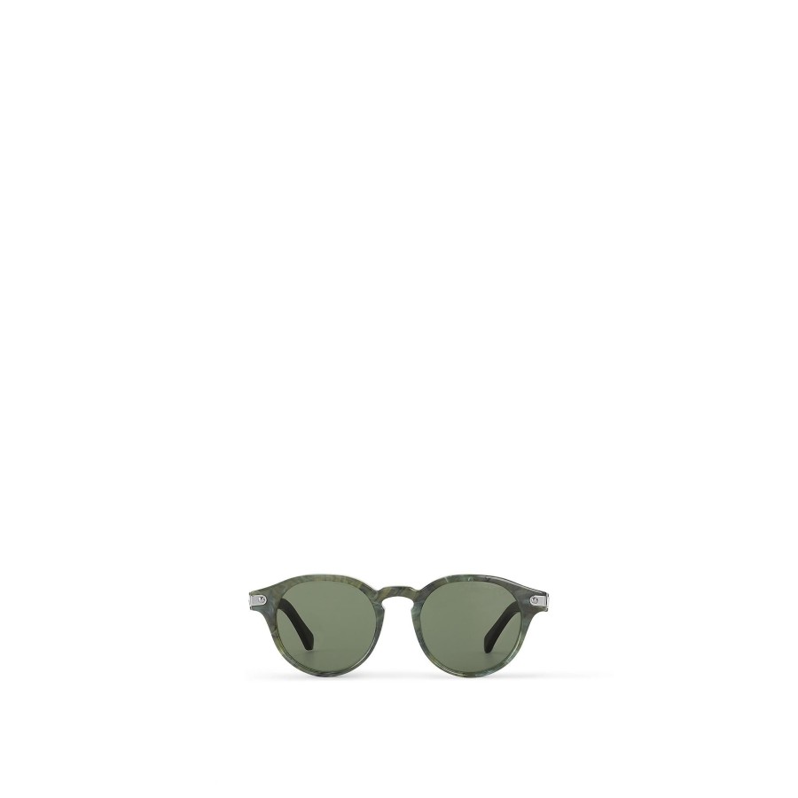 Hombre Louis Vuitton Gafas De Sol | Gafas De Sol Lv Signature Round, Talla M Verde