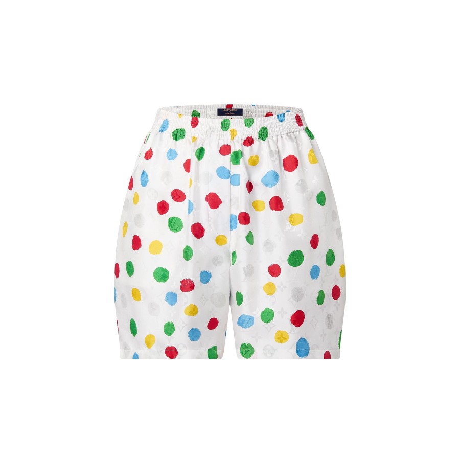 Mujer Louis Vuitton Faldas Y Pantalones Cortos | Lv X Yk Pantalones Cortos Tipo Pijama Painted Dots