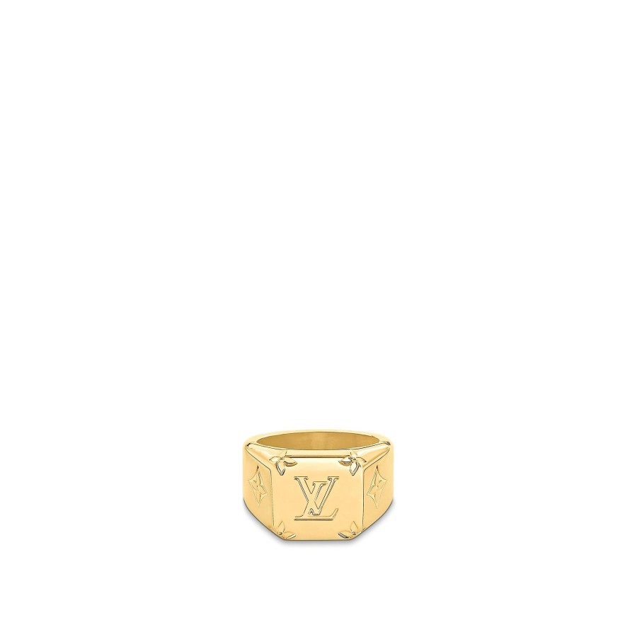 Hombre Louis Vuitton Anillos Y Pendientes | Anillo Monogram Signet