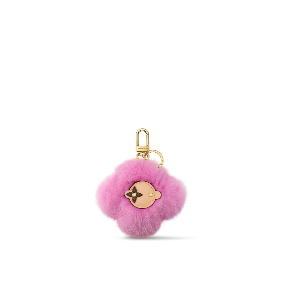 Mujer Louis Vuitton Llaveros Y Charms | Llavero Vivienne Fur Rose