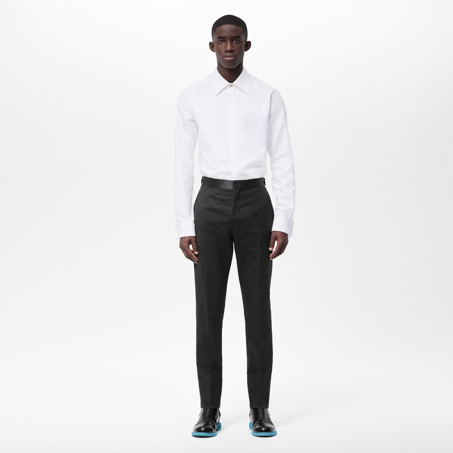 Hombre Louis Vuitton Pantalones | Pantalon De Traje Con Corte Cigarette