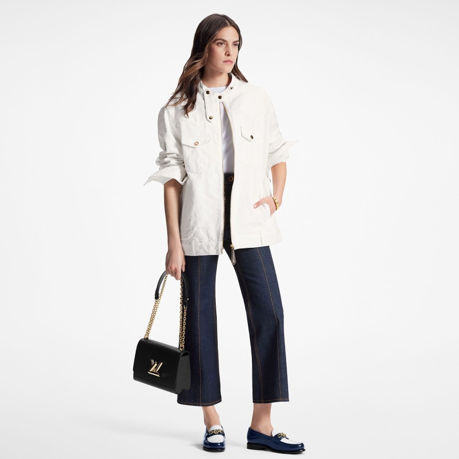 Mujer Louis Vuitton Denim | Chaqueta Vaquera Monogram Con Cremallera