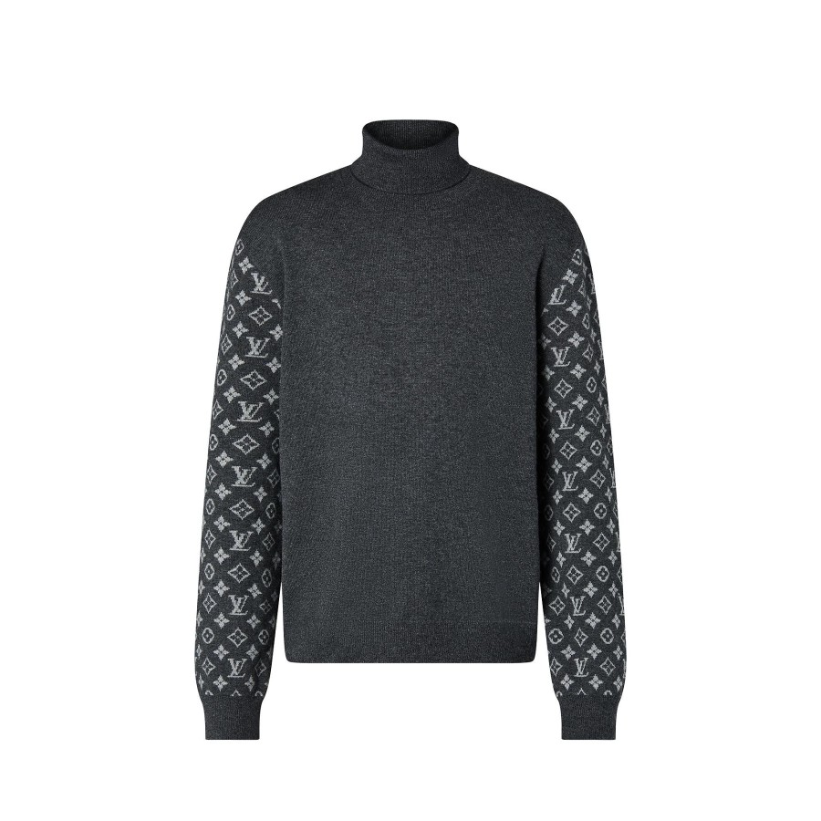 Hombre Louis Vuitton Punto Y Sudaderas | Jersey De Lana Y Cachemir Con Cuello Cisne