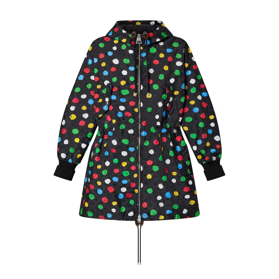 Mujer Louis Vuitton Abrigos Y Chaquetas | Lv X Yk Parka Larga Painted Dots