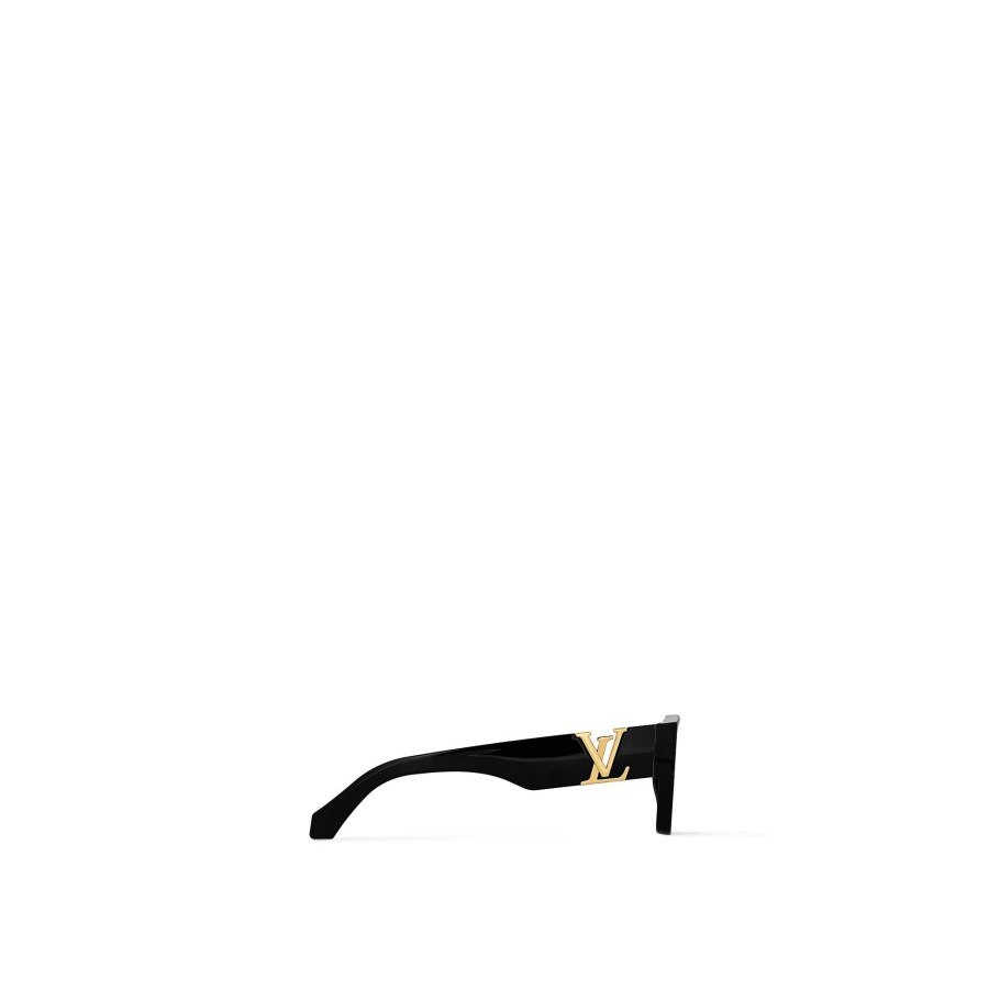 Hombre Louis Vuitton Gafas De Sol | Gafas De Sol Lv Sleek Square Negro