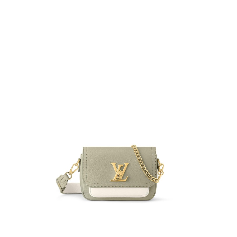 Mujer Louis Vuitton Seleccion De Bolsos En Piel | Bolso Lockme Tender Asnieres Green/Milky White