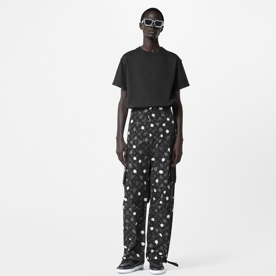 Hombre Louis Vuitton Pantalones | Lv X Yk Pantalon Cargo Monogram Painted Dots