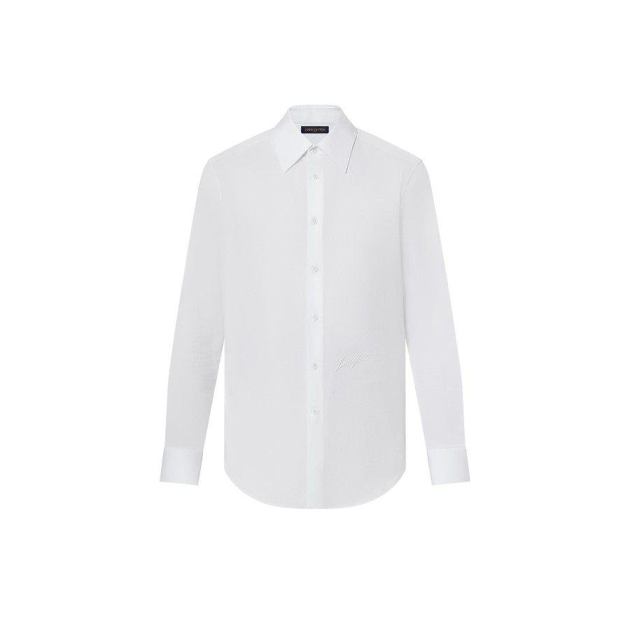 Hombre Louis Vuitton Camisas | Camisa De Manga Larga En Algodon