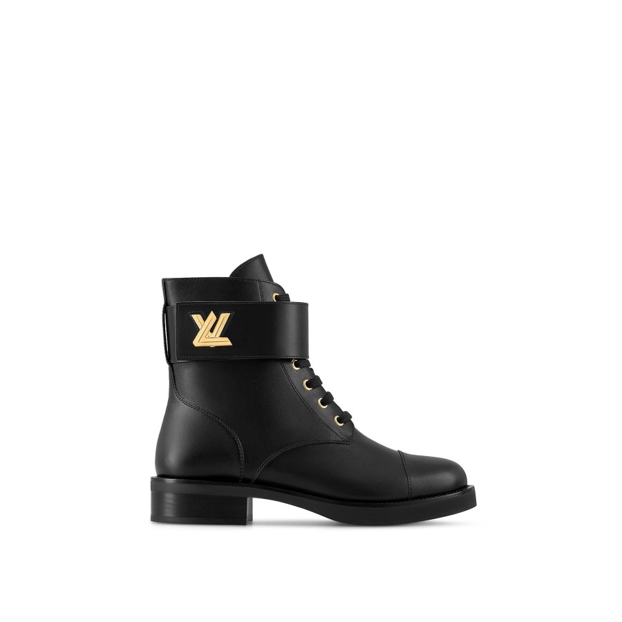 Mujer Louis Vuitton Botas Y Botines | Bota Militar Plana Wonderland