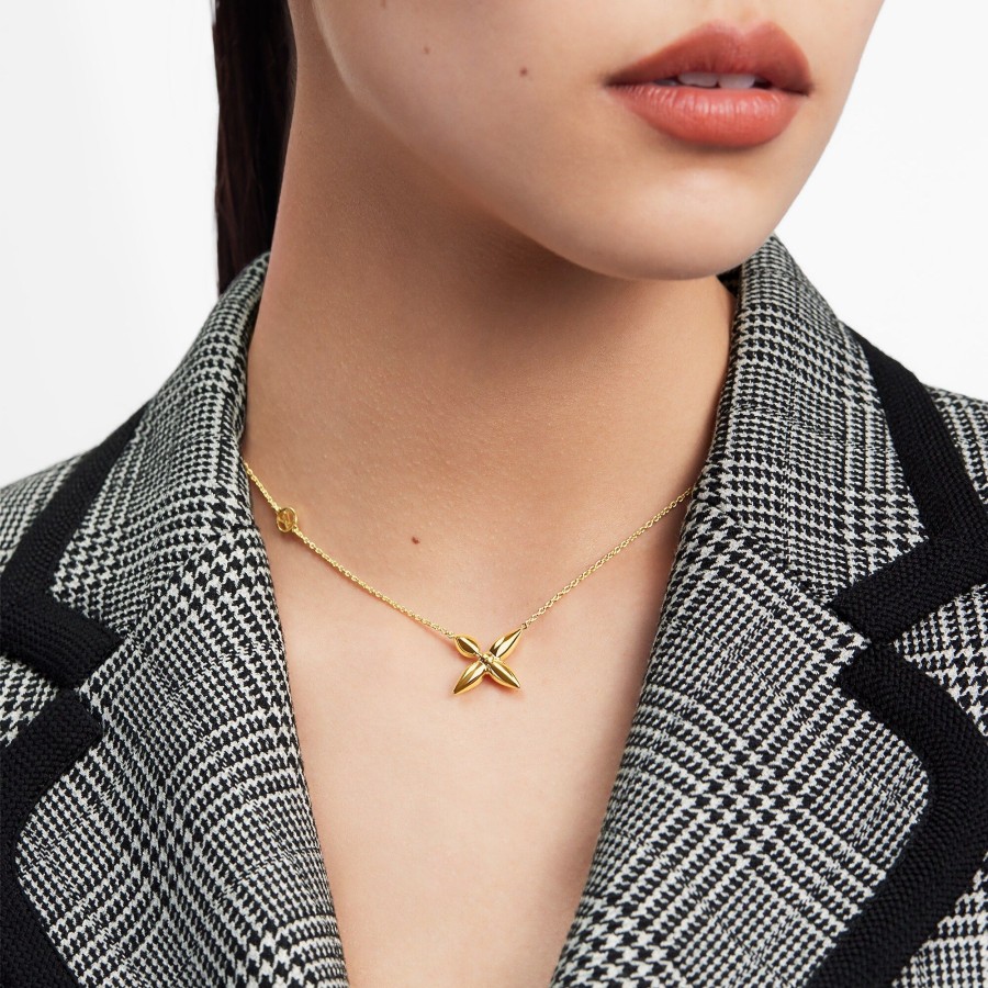 Mujer Louis Vuitton Collares Y Colgantes | Collar Louisette Oro