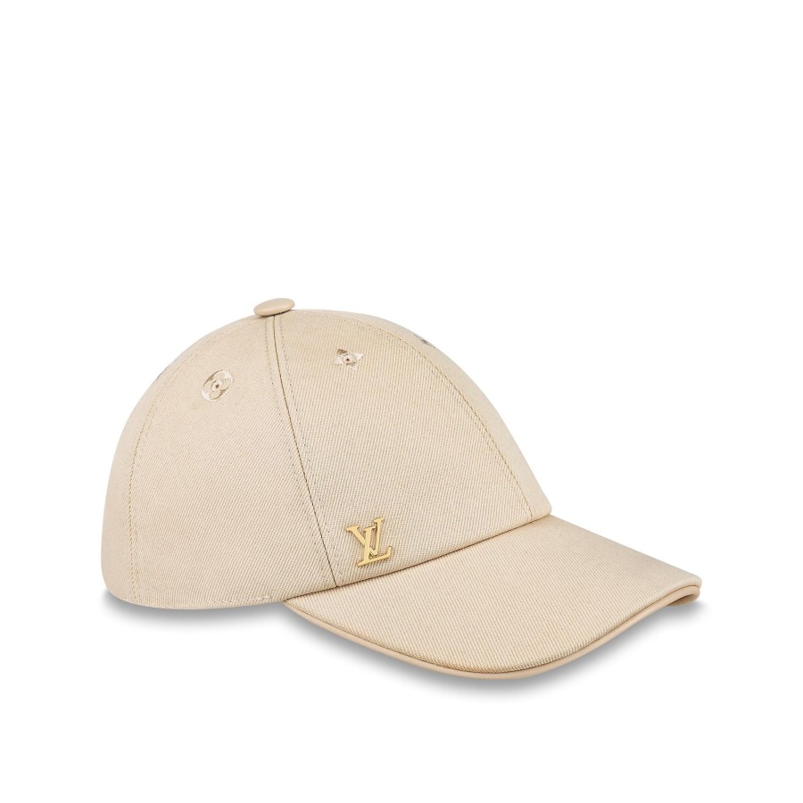 Mujer Louis Vuitton Gorros Y Guantes | Gorra Lv Iconic Beige