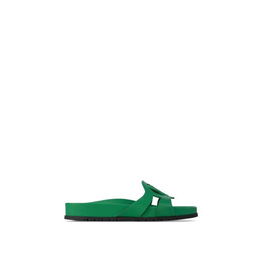 Mujer Louis Vuitton Mules | Mule Lv Isola Comfort Verde