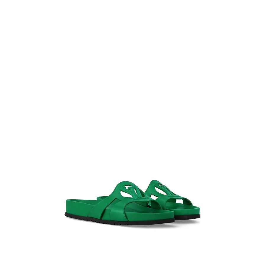 Mujer Louis Vuitton Mules | Mule Lv Isola Comfort Verde