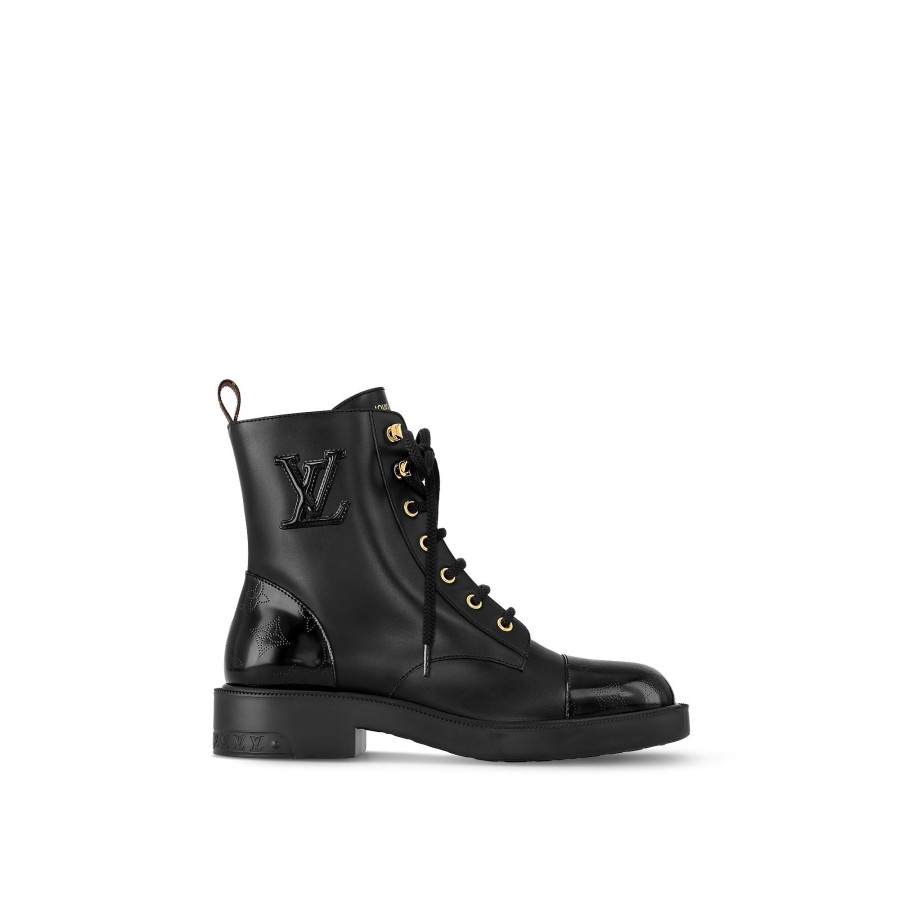 Mujer Louis Vuitton Botas Y Botines | Bota Militar Plana Citizen