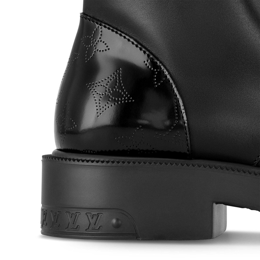 Mujer Louis Vuitton Botas Y Botines | Bota Militar Plana Citizen