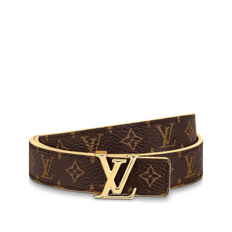 Mujer Louis Vuitton Cinturones | Cinturon Reversible Lv Iconic De 2 Cm