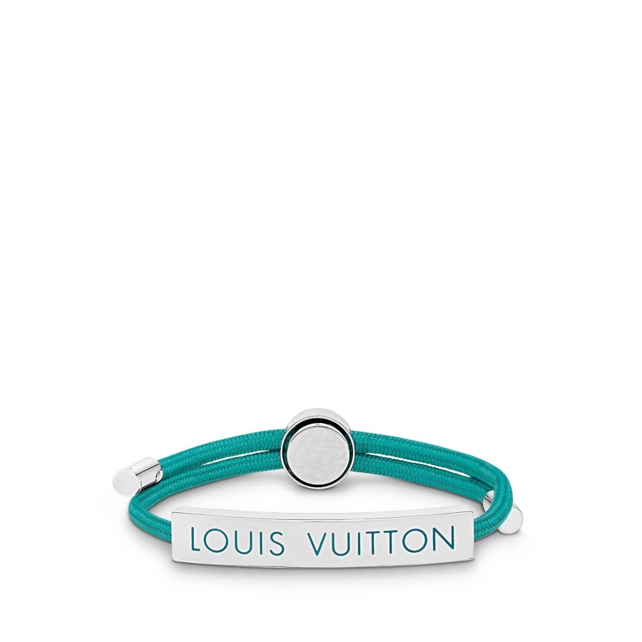 Hombre Louis Vuitton Pulseras | Pulsera Space Lv Verde