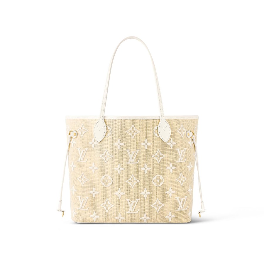 Mujer Louis Vuitton Bolsos Al Hombro Y Cruzados | Bolso Neverfull Mm Beige