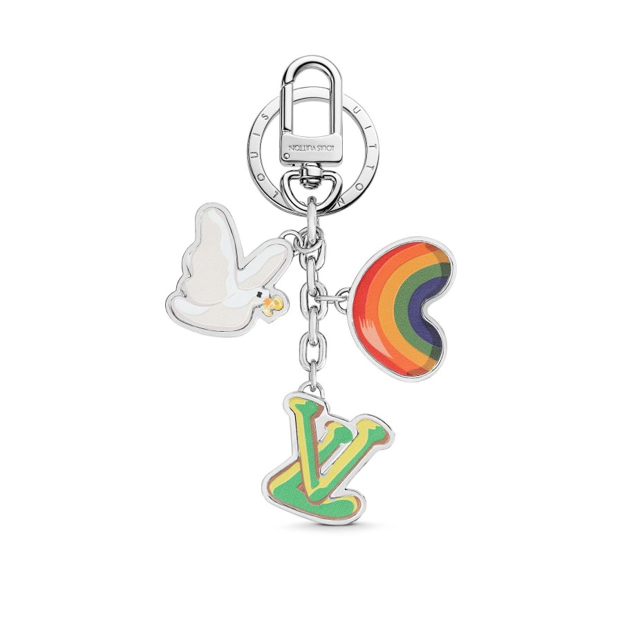 Hombre Louis Vuitton Llaveros Y Charms | Colgante Y Llavero Lv Good Vibes