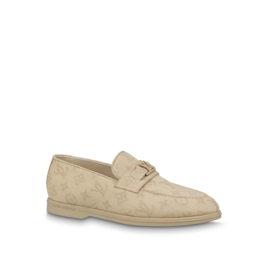 Hombre Louis Vuitton Mocasines | Mocasin Estate Beige