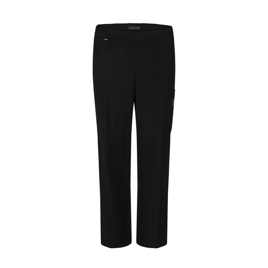 Hombre Louis Vuitton Pantalones | Pantalon Con Cordon Ajustable