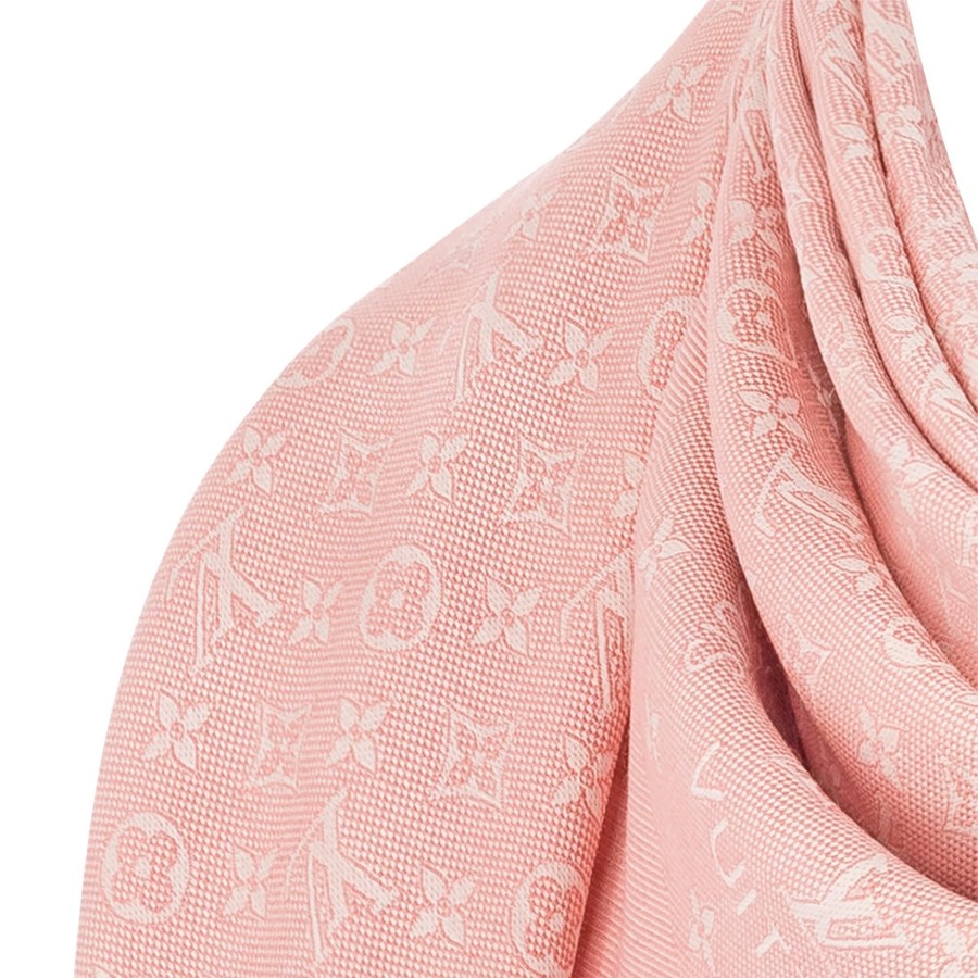 Mujer Louis Vuitton Chales Y Estolas | Chal Summer Stardust Jacquard Rose