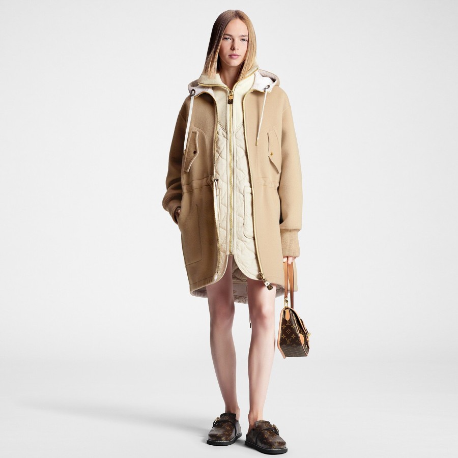 Mujer Louis Vuitton Abrigos Y Chaquetas | Parka Reversible De Cashgora