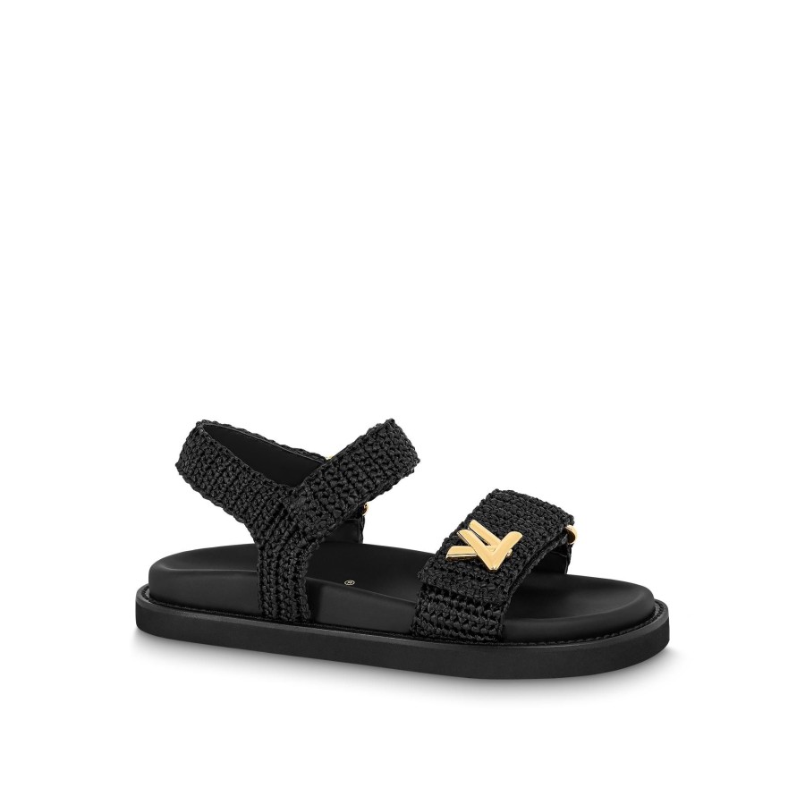 Mujer Louis Vuitton Sandalias Y Alpargatas | Sandalia Plana Lv Sunset Comfort