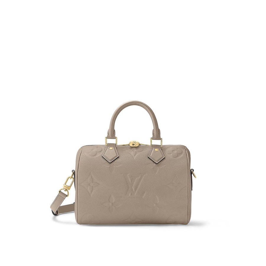 Mujer Louis Vuitton Seleccion De Bolsos En Piel | Bolso Speedy 25 Con Bandolera Duna