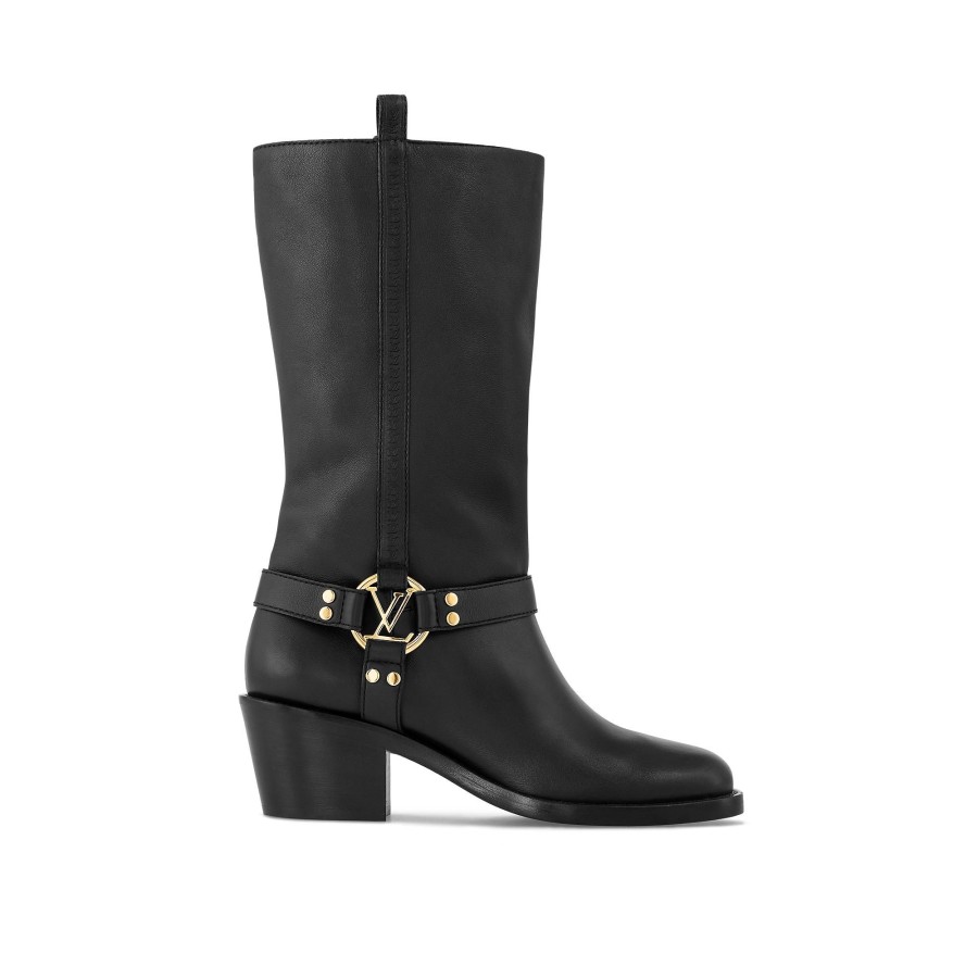 Mujer Louis Vuitton Botas Y Botines | Bota Lv Biker De Cana Alta