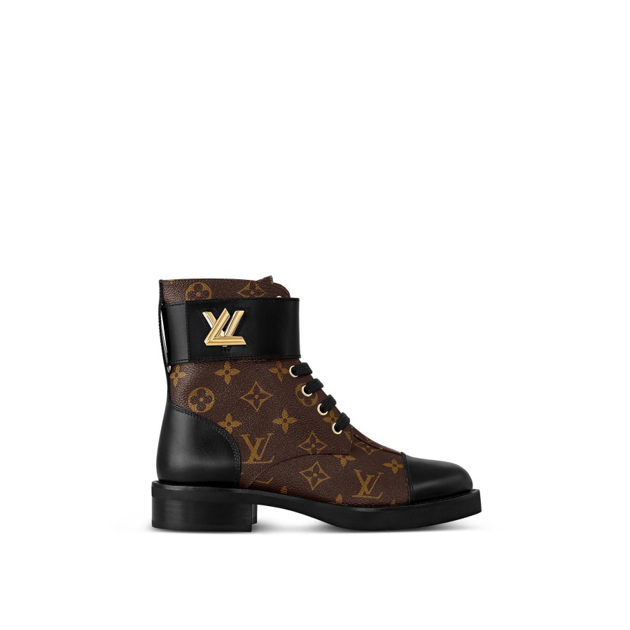 Mujer Louis Vuitton Botas Y Botines | Bota Militar Plana Wonderland