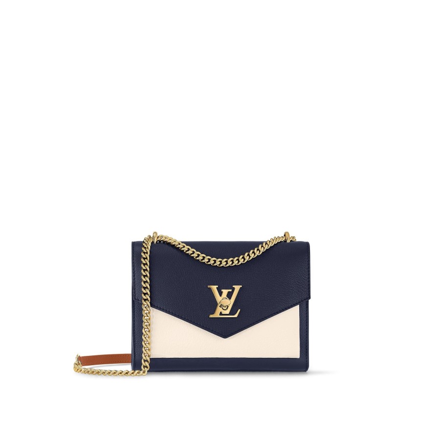 Mujer Louis Vuitton Seleccion De Bolsos En Piel | Bolso Mylockme Con Cadena Azul Marino