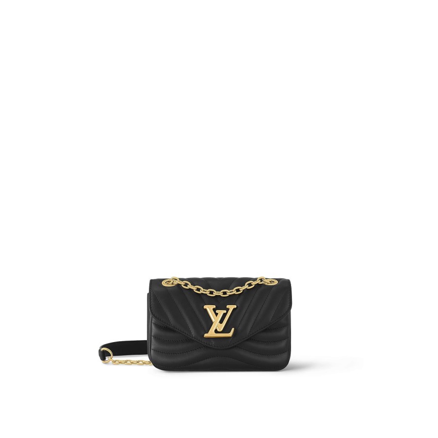 Mujer Louis Vuitton Seleccion De Bolsos En Piel | Bolso New Wave Chain Bag Pm Negro