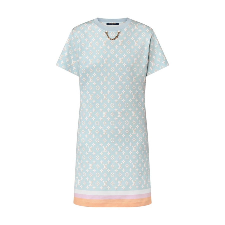 Mujer Louis Vuitton Vestidos | Vestido Tipo Camiseta Monogram