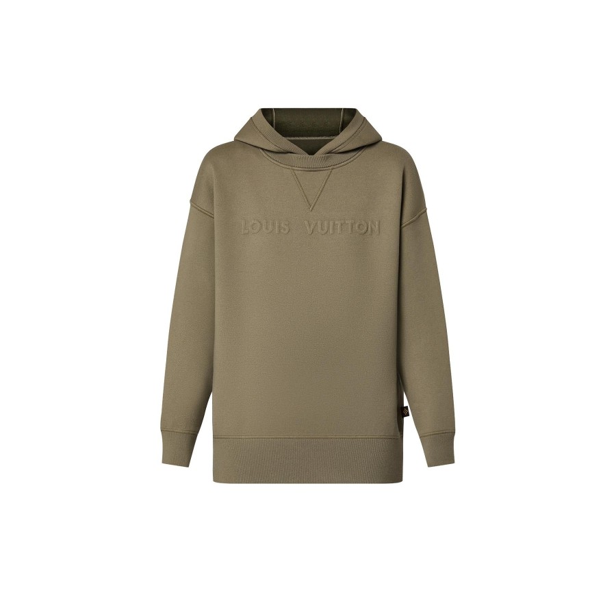 Mujer Louis Vuitton Articulos De Punto | Sudadera Con Capucha Y Distintivo