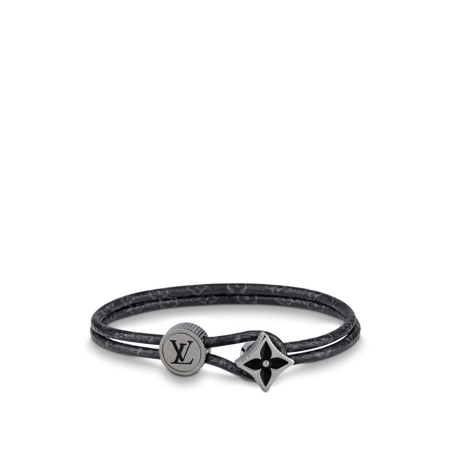 Hombre Louis Vuitton Pulseras | Pulsera Catch It Gris