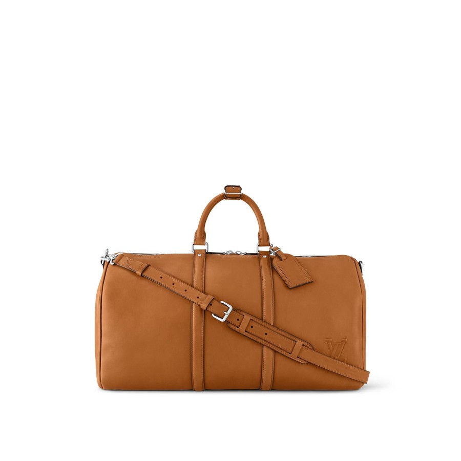 Hombre Louis Vuitton Bolsos De Viaje | Bolsa De Viaje Keepall 50 Con Bandolera