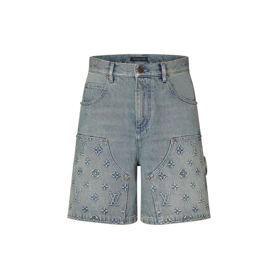 Hombre Louis Vuitton Pantalones | Pantalones Vaqueros Cortos Carpenter