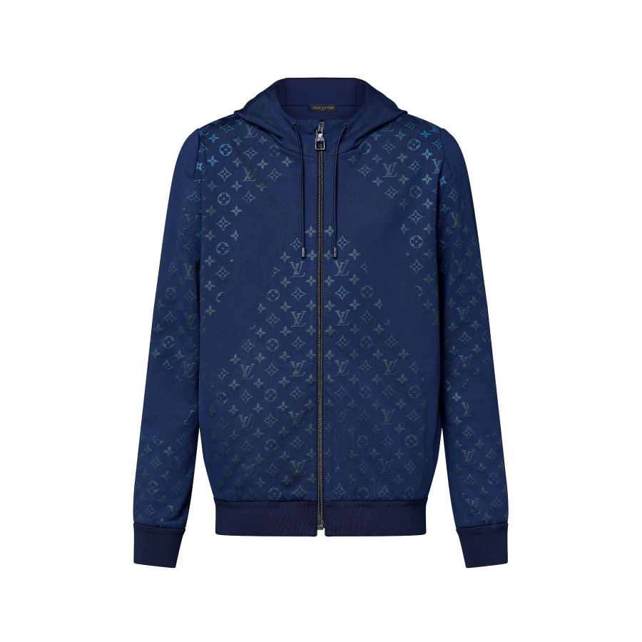 Hombre Louis Vuitton Punto Y Sudaderas | Sudadera Monogram Con Capucha Y Cremallera