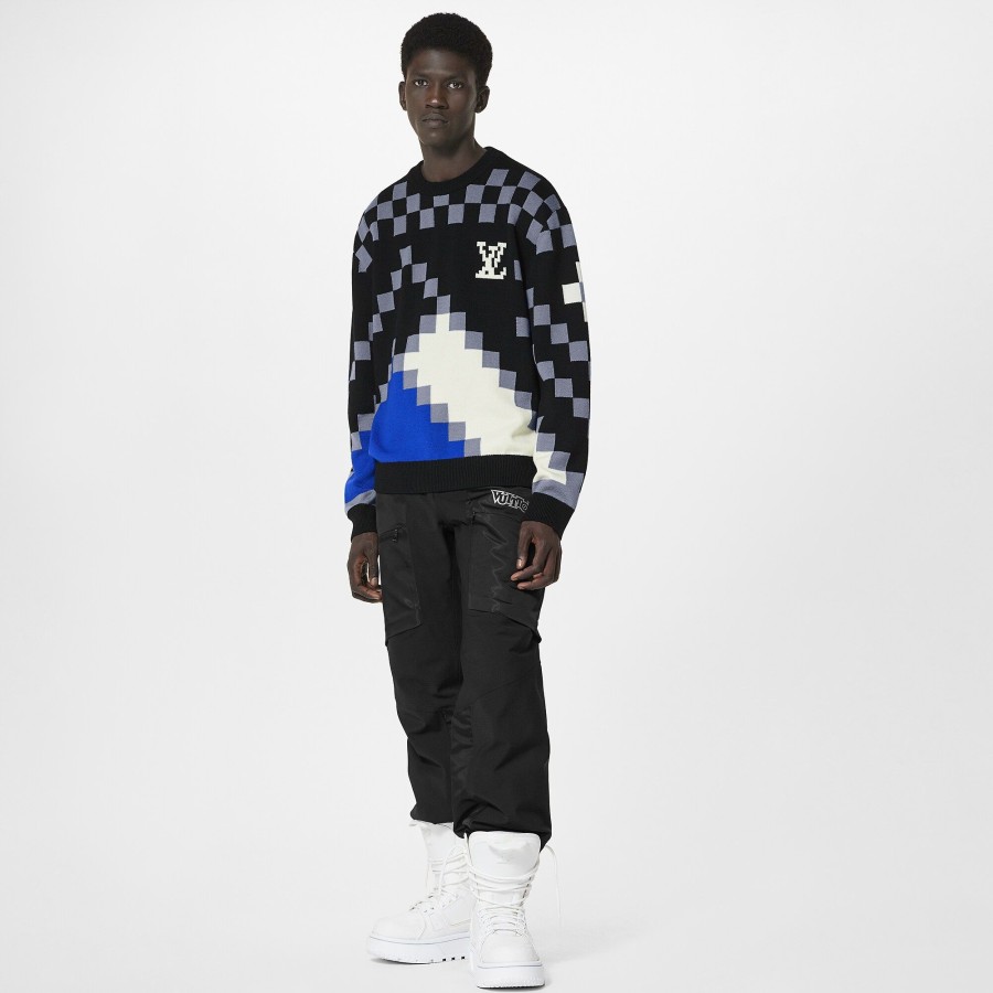 Hombre Louis Vuitton Punto Y Sudaderas | Jersey De Cuello Redondo Lv Fair Isle