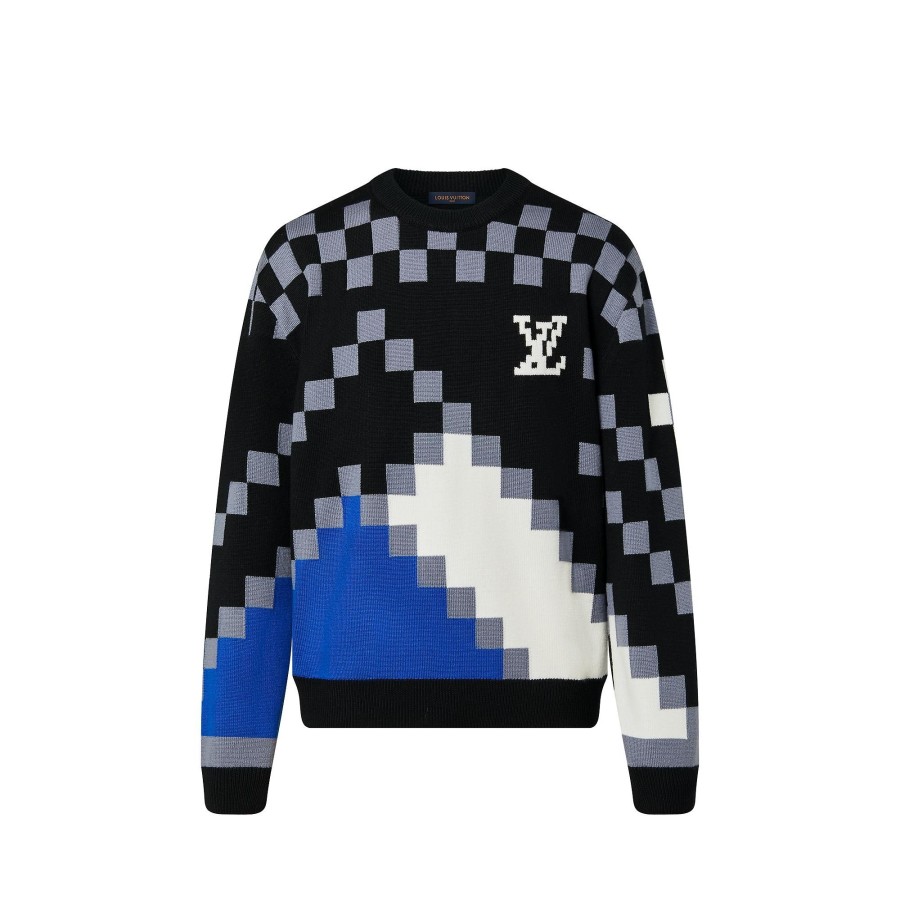 Hombre Louis Vuitton Punto Y Sudaderas | Jersey De Cuello Redondo Lv Fair Isle