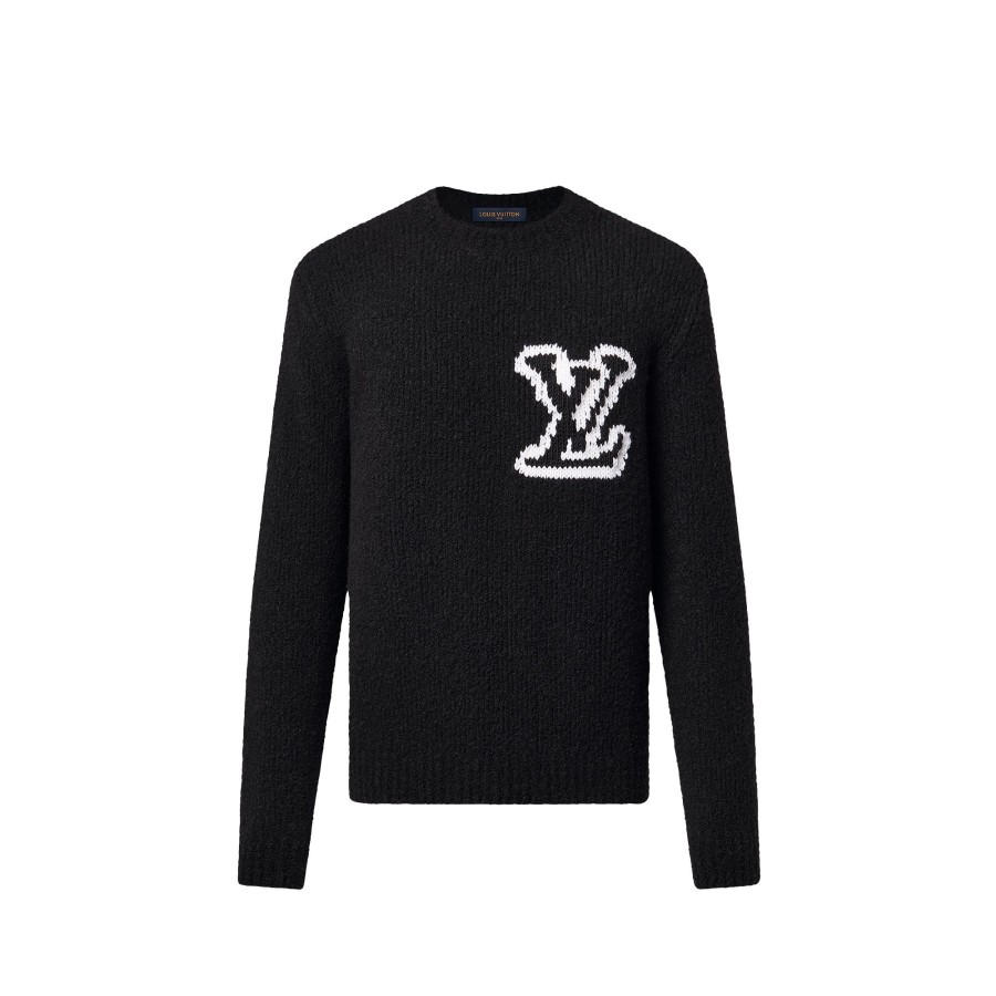 Hombre Louis Vuitton Punto Y Sudaderas | Jersey De Lana Con Cuello Redondo