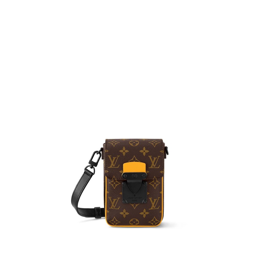 Hombre Louis Vuitton Bolsos Monogram Iconicos | Cartera S-Lock Vertical Con Bandolera