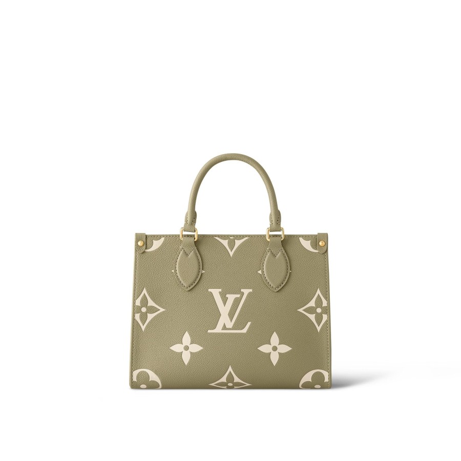 Mujer Louis Vuitton Seleccion De Bolsos En Piel | Bolso Onthego Pm Kaki Creme