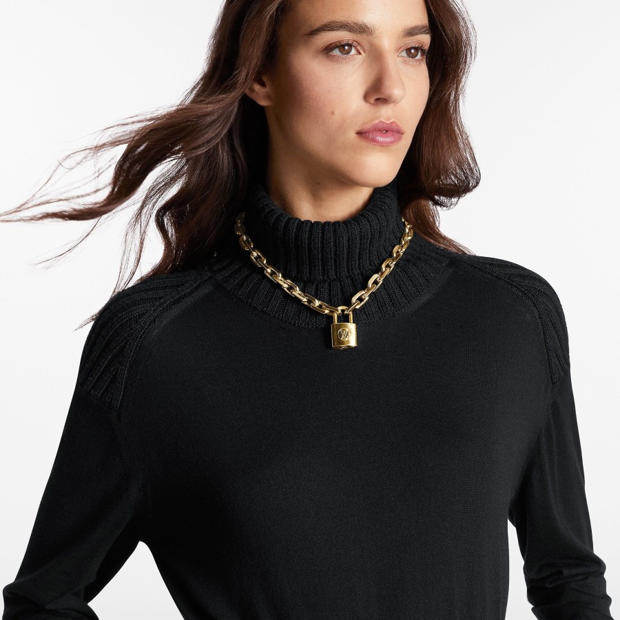 Mujer Louis Vuitton Collares Y Colgantes | Collar De Eslabones Lv Edge