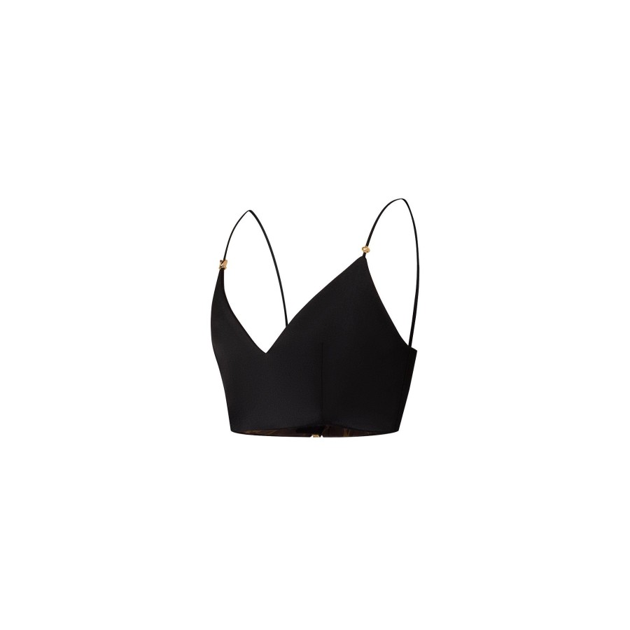 Mujer Louis Vuitton Tops | Crop Top Con Colgante Lv